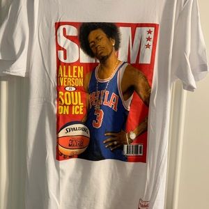 Mitchell & ness slam cover t size medium iverson